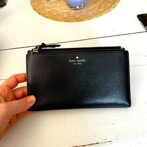 Kate Spade Black Leather Wallet